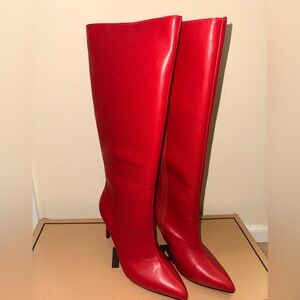 MIA Knee-High Red Boots